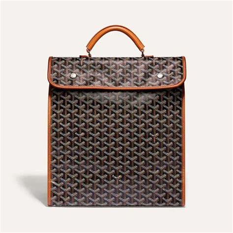 goyard back|Goyard saint leger backpack.